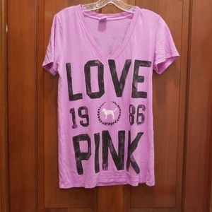 Victoria secret pink - vintage tshirt.
